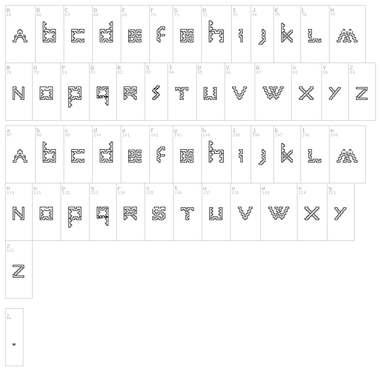 Anne sans font map
